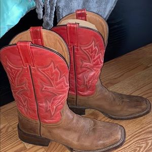 RED STETSON BOOTS